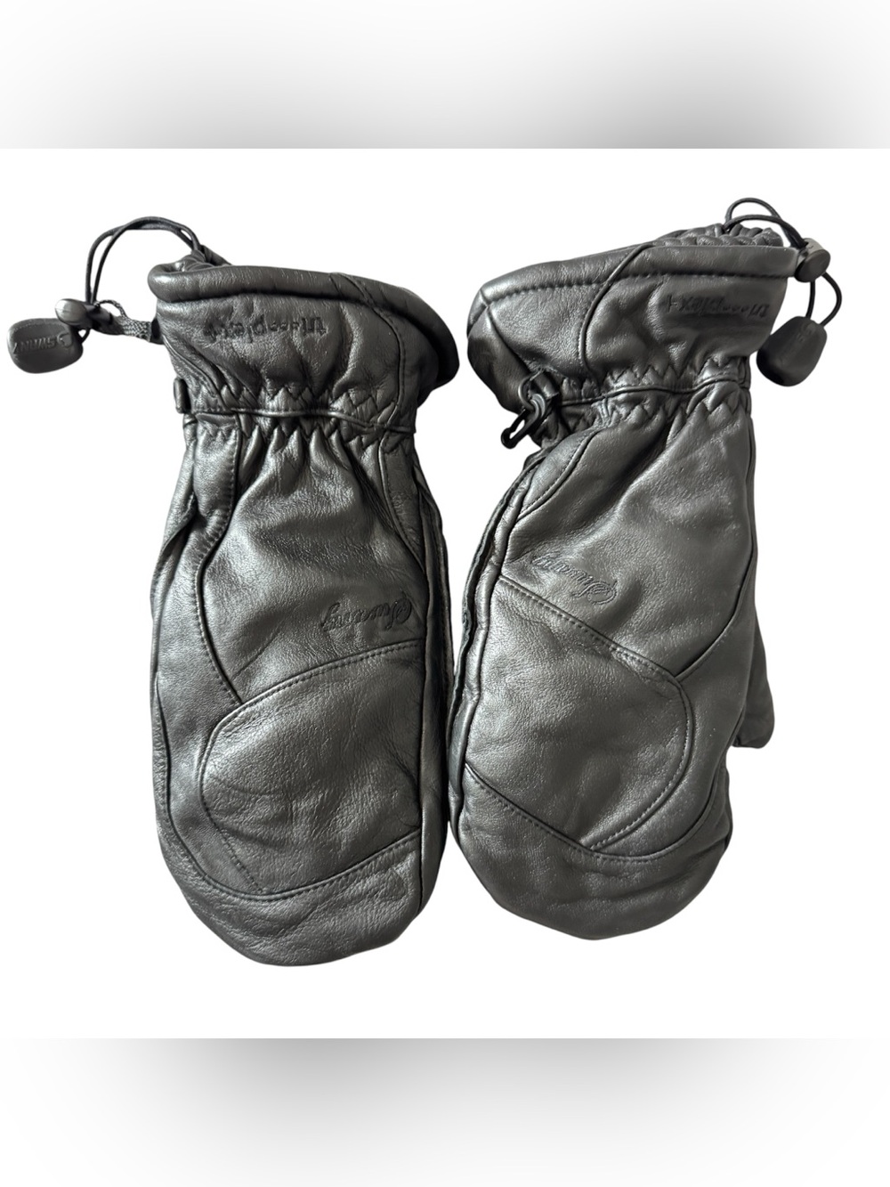 Swany Tri Plex+ Black Leather Shell Lined Mittens Sz L